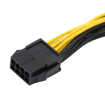 Câble d’alimentation PCI Express 8 broches vers double 8 broches (6+2) pour carte graphique / GPU