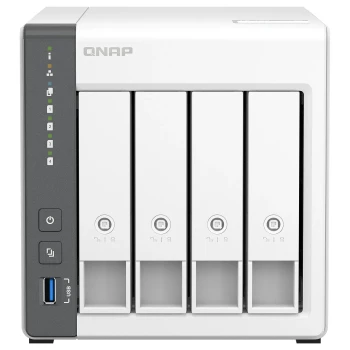 Serveur NAS QNAP TS-433-4G – 4 baies SATA – 4 Go RAM – 2.5GbE