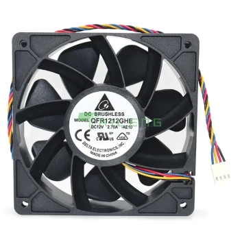 Ventilateur Delta Electronics QFR1212GHE – 120 x 120 x 38 mm – 12 VDC – 6000 RPM