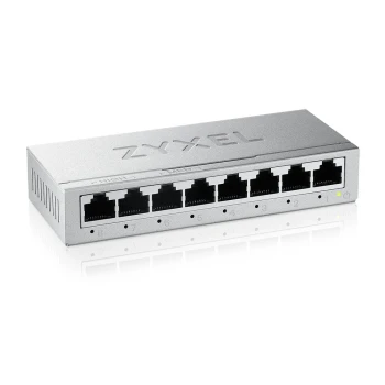 Switch Zyxel GS-108B v5 – 8 ports Gigabit – Non manageable – Boîtier métal