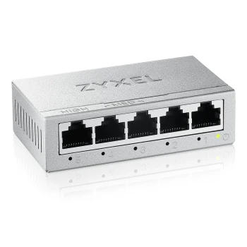 Switch Zyxel GS-105B v5 – 5 ports Gigabit – Non manageable – Boîtier métal