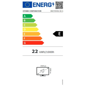 Écran iiyama G-Master GB2745HSU-B2 – 27 IPS Full HD – 100 Hz – 1 ms – HDMI / DisplayPort