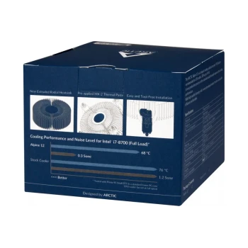 Ventirad processeur Arctic Alpine 12 ACALP00027A – Intel LGA115X / LGA1200 – PWM 4 broches