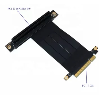 Câble riser PCI Express 3.0 x16 62396047653_30 – Mâle vers femelle – 90° – 25 cm