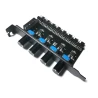Contrôleur de ventilateurs 1601299608156 – 4 voies – Contrôle température – Alimentation IDE/Molex – Équerre PCI