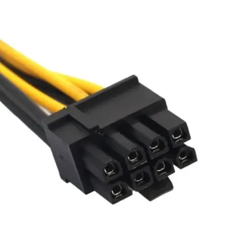 Câble adaptateur d’alimentation 1005006123596999 – EPS CPU 8 broches vers double PCI Express 8 broches 6+2